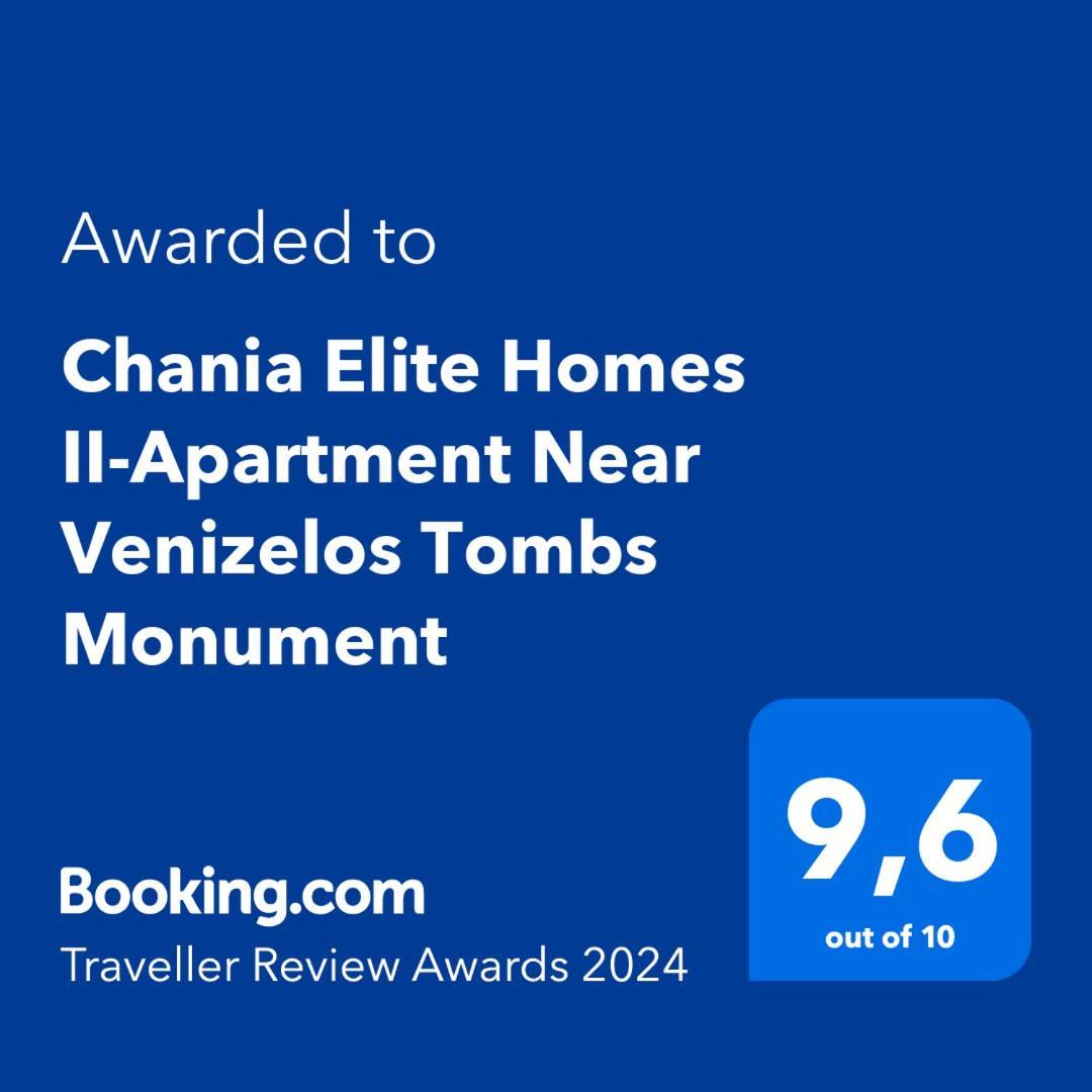 Chania Elite Homes Ii-Apartment Near Venizelos Tombs Monument ภายนอก รูปภาพ